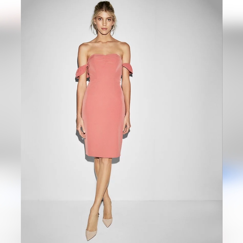 Express | Strapless Midi Dress